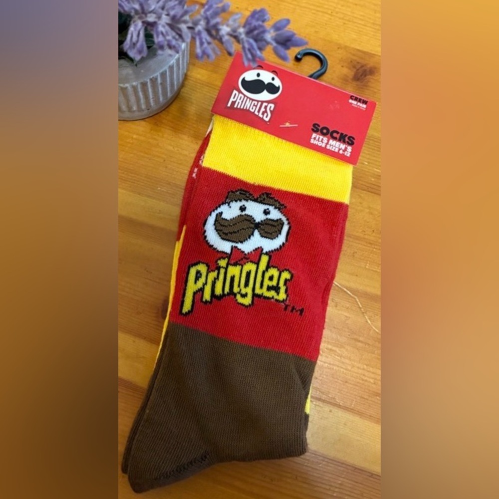 Pringle Red, Yellow, and Brown Casual Socks
